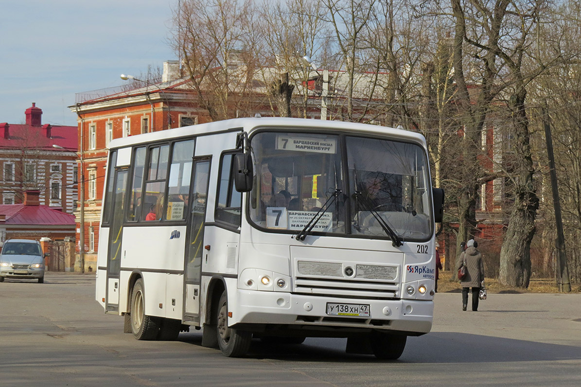 Ленинградская область, ПАЗ-320402-05 № 202