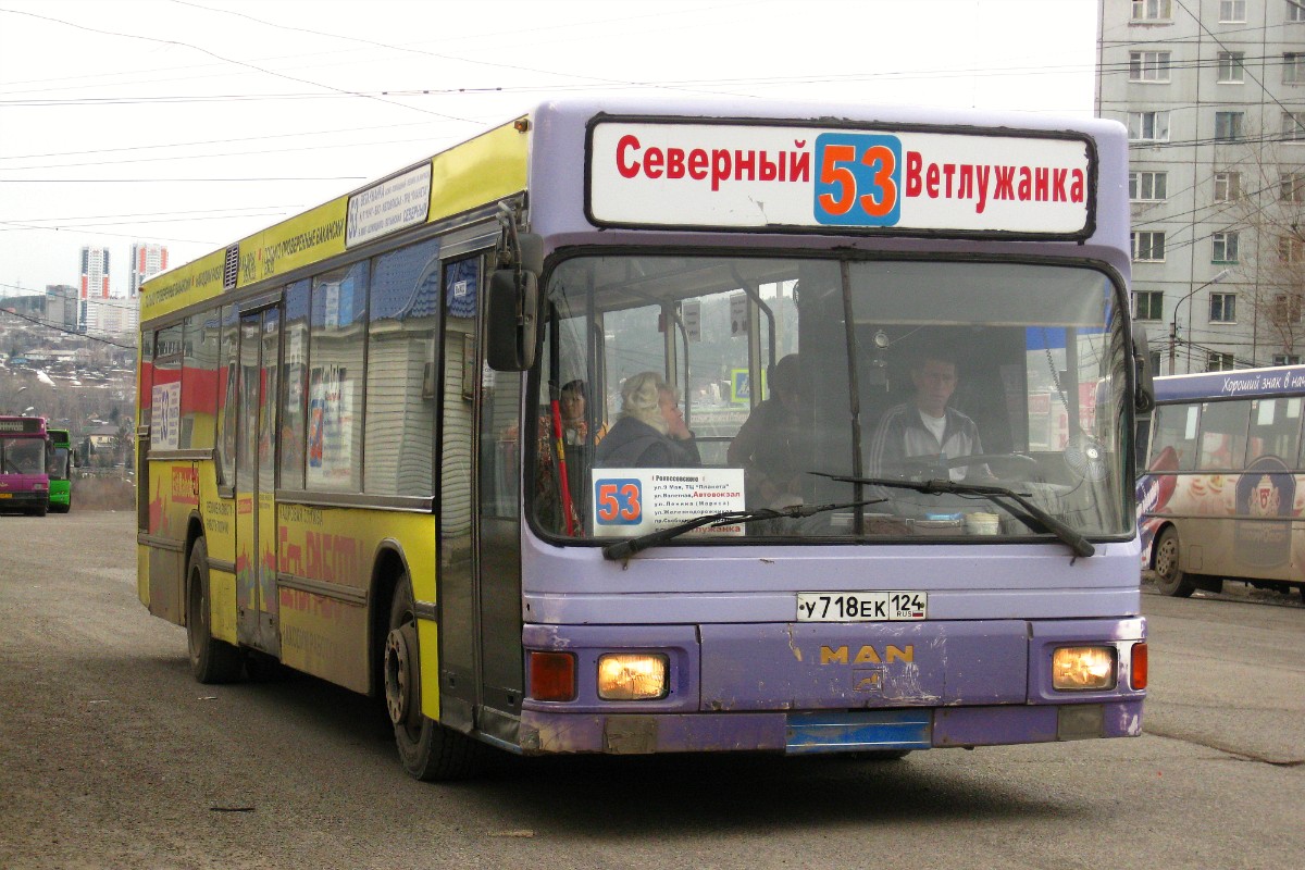 Красноярский край, MAN A10 NL202 № У 718 ЕК 124