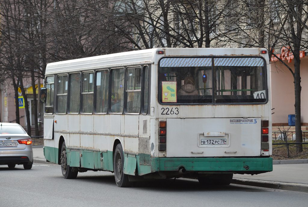 Санкт-Петербург, ЛиАЗ-5256.25 № 2263