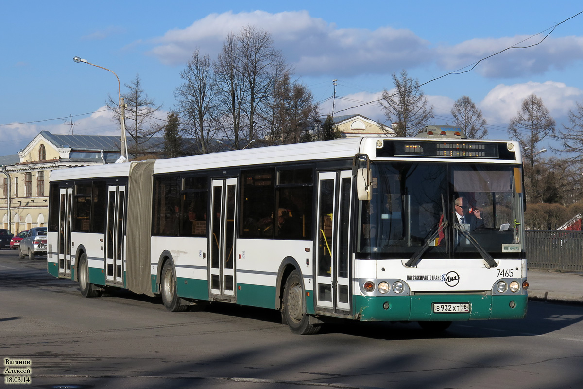 Санкт-Петербург, ЛиАЗ-6213.20 № 7465