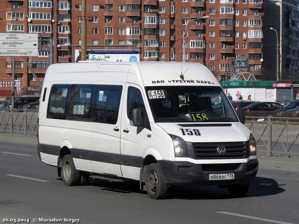 Санкт-Петербург, БТД-2219 (Volkswagen Crafter) № В 866 ВС 178