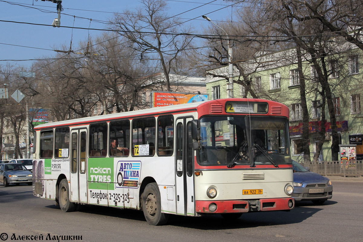 Воронежская область, Mercedes-Benz O307 № ВА 922 36