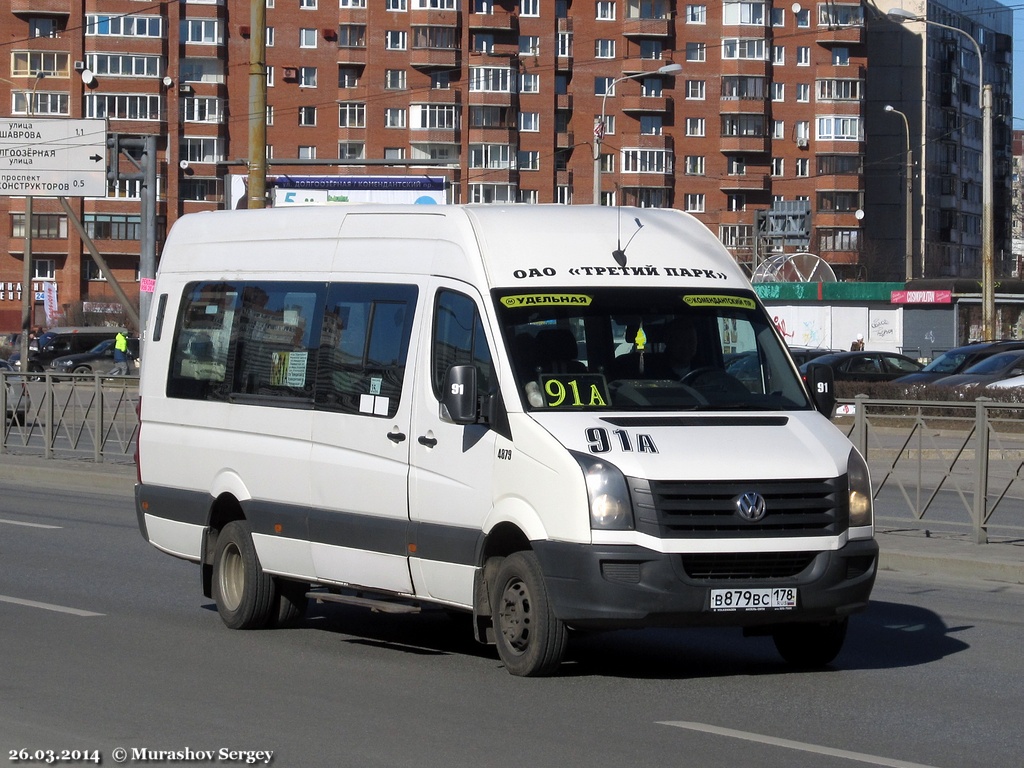 Санкт-Петербург, БТД-2219 (Volkswagen Crafter) № В 879 ВС 178