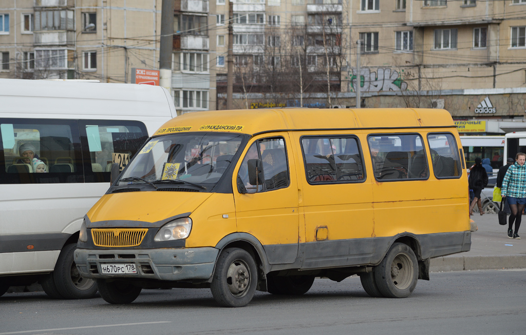 Санкт-Петербург, ГАЗ-322132 (XTH, X96) № Н 670 РС 178