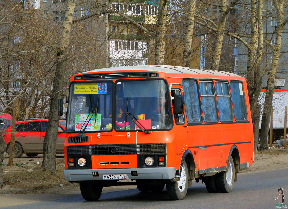 Ніжагародская вобласць, ПАЗ-32053 № К 437 НН 152