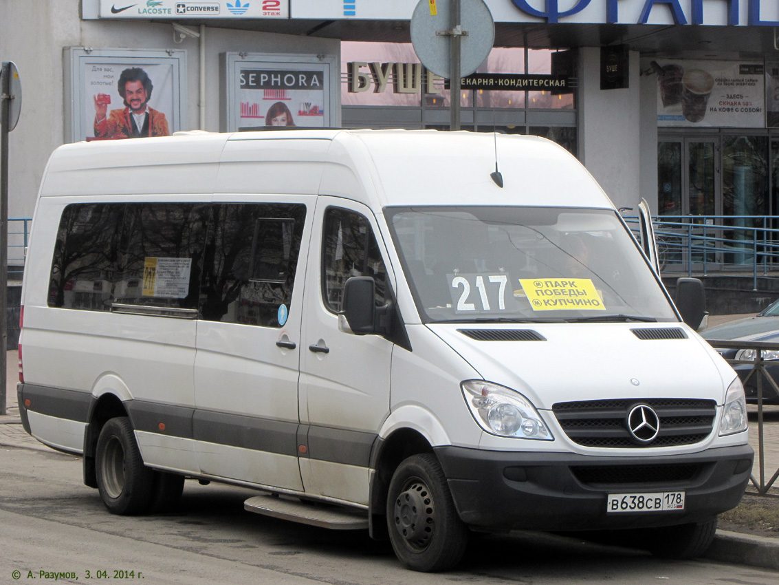 Санкт-Петербург, Луидор-22360C (MB Sprinter) № В 638 СВ 178