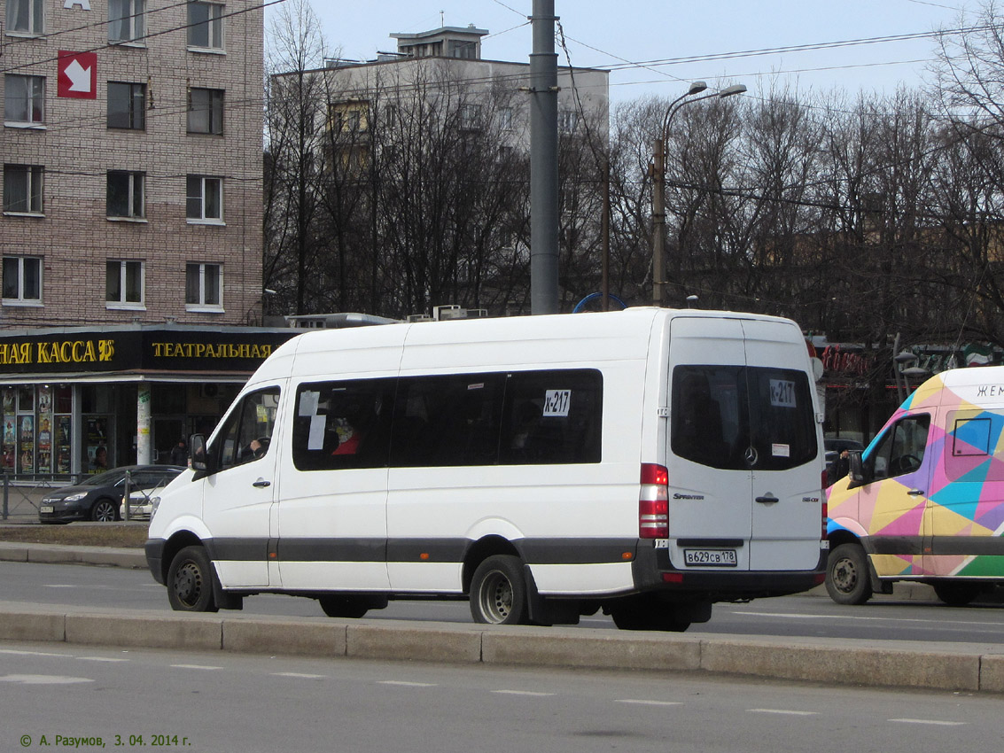 Санкт-Петербург, Луидор-22360C (MB Sprinter) № В 629 СВ 178