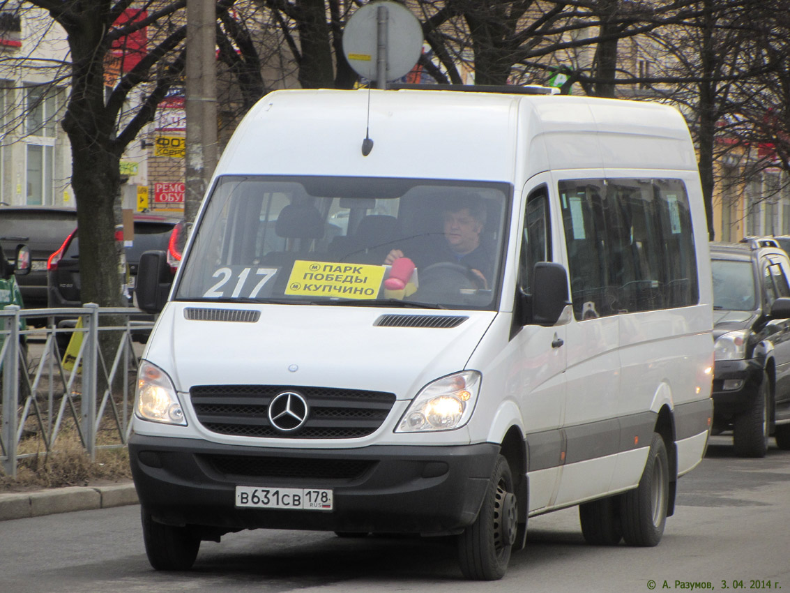 Санкт-Петербург, Луидор-22360C (MB Sprinter) № В 631 СВ 178