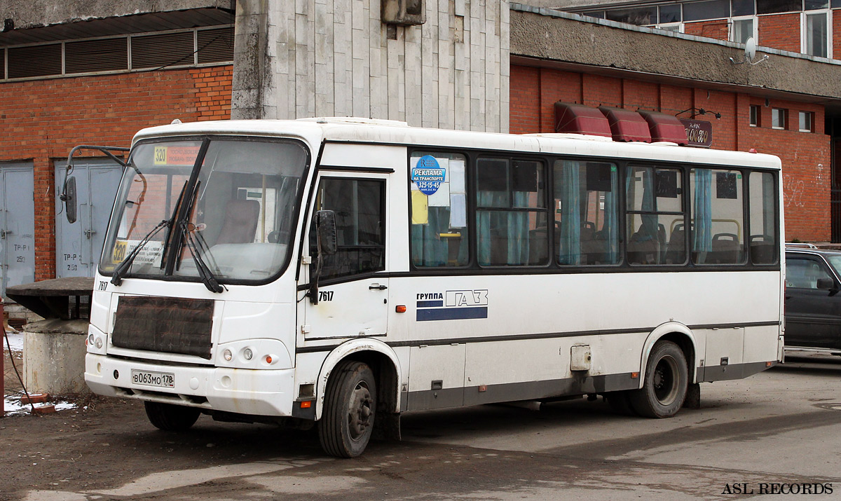 Ленинградская область, ПАЗ-320412-05 № 7617