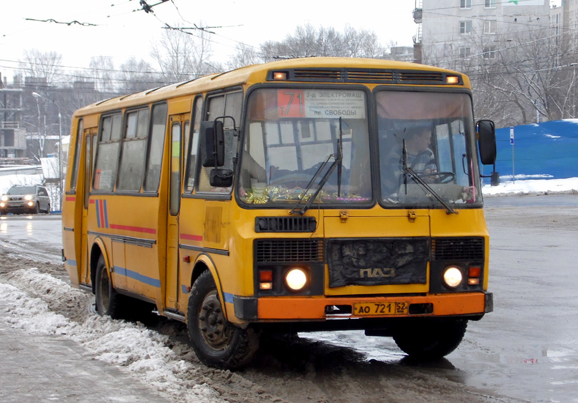 Нижегородская область, ПАЗ-4234 № АО 721 52