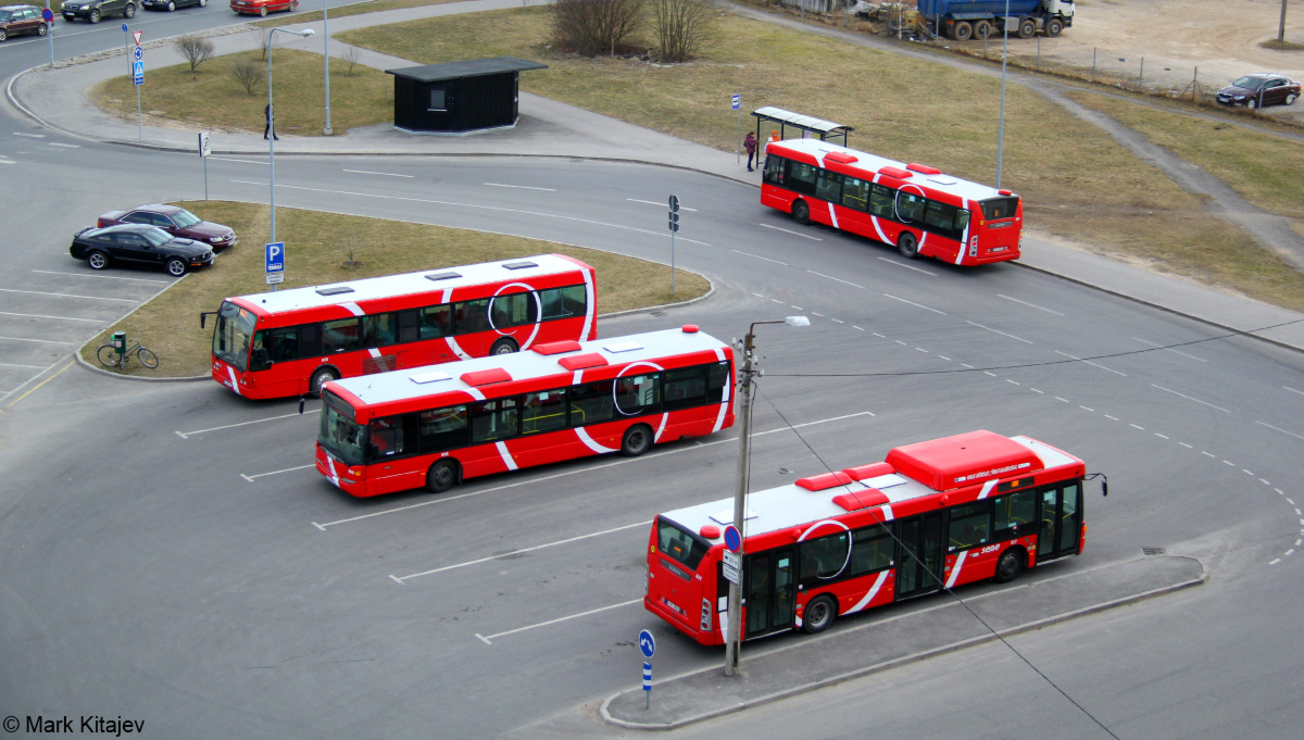 Estland — Tartumaa — Bus stations, last stops, sites, parks, various