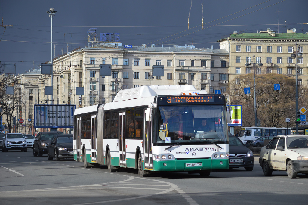 Санкт-Петербург, ЛиАЗ-6213.71 № 7550