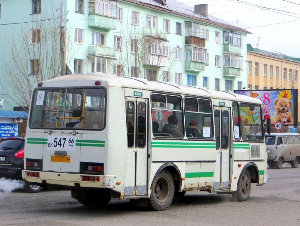 Свердловская область, ПАЗ-32054 № ЕК 547 66