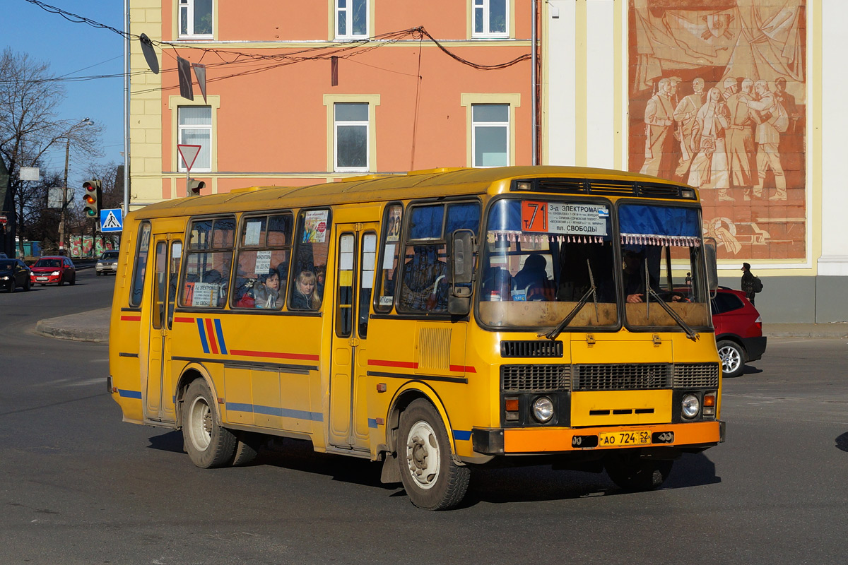 Нижегородская область, ПАЗ-4234 № АО 724 52