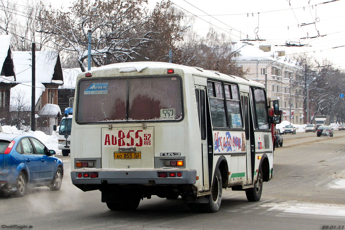 Нижегородская область, ПАЗ-32054 № АО 855 52