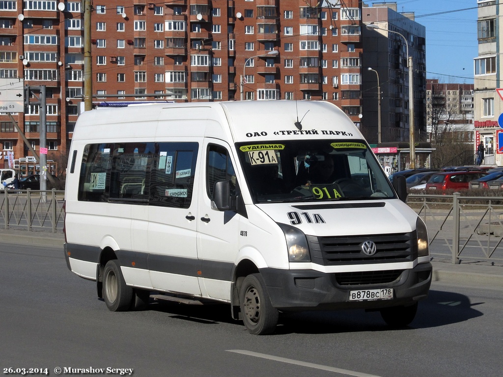 Санкт-Петербург, БТД-2219 (Volkswagen Crafter) № В 878 ВС 178