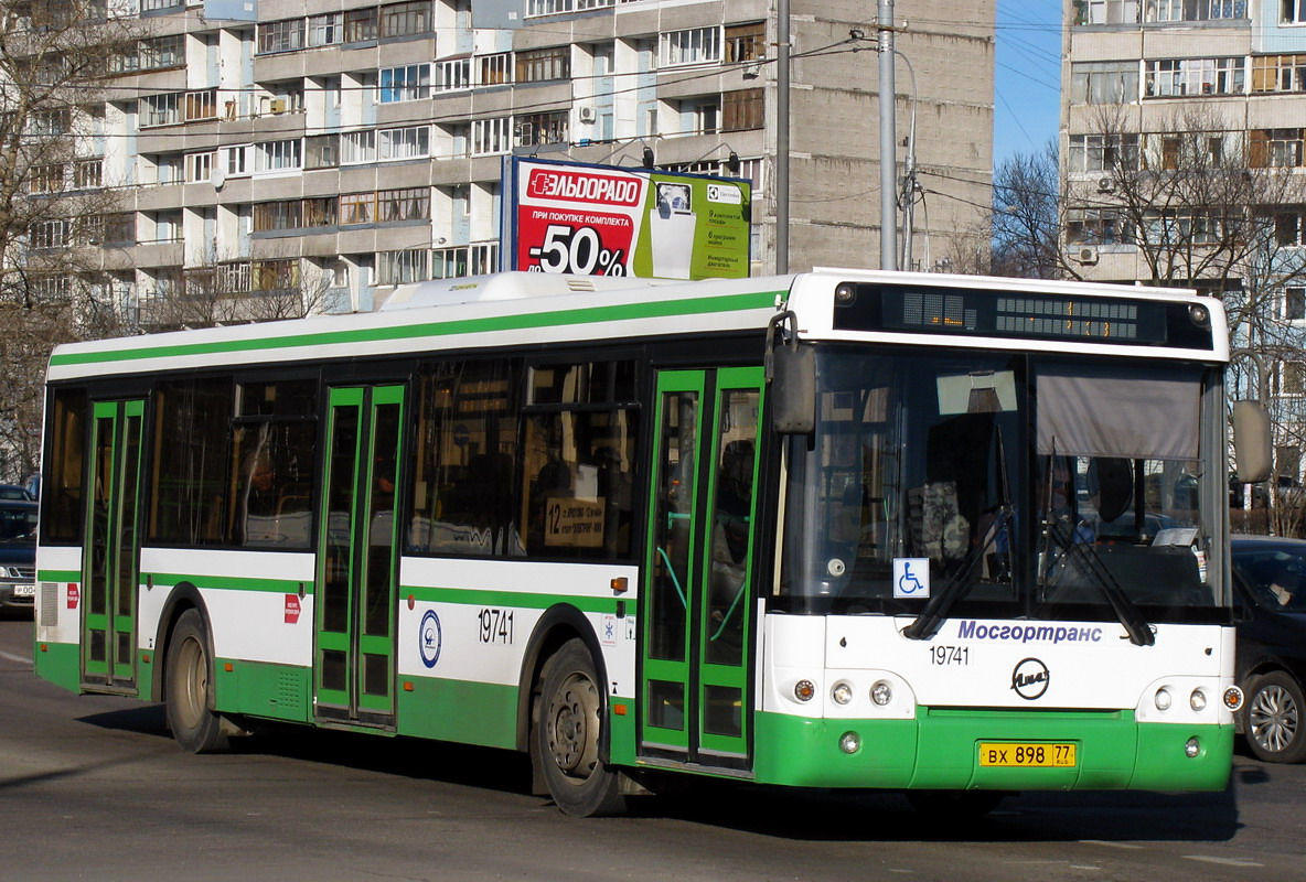 Москва, ЛиАЗ-5292.21 № 19741