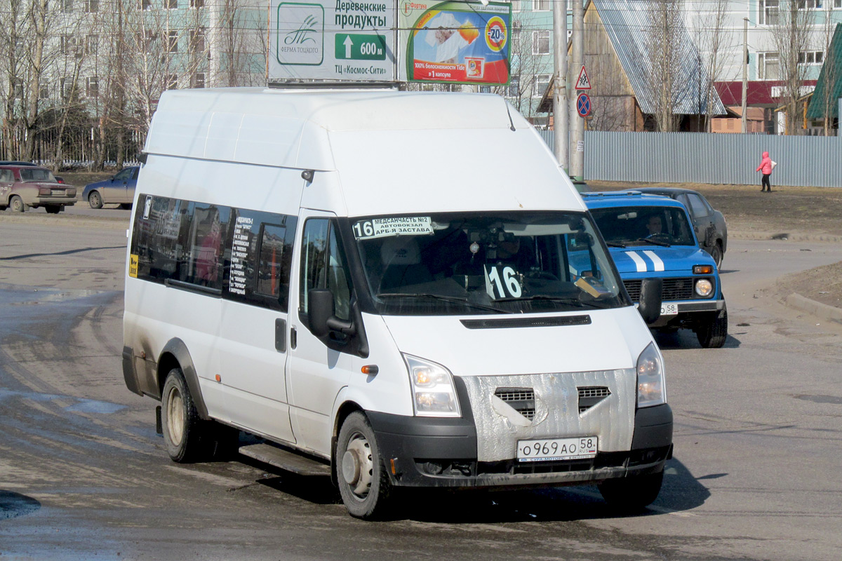 Пензенская область, Нижегородец-222709  (Ford Transit) № О 969 АО 58