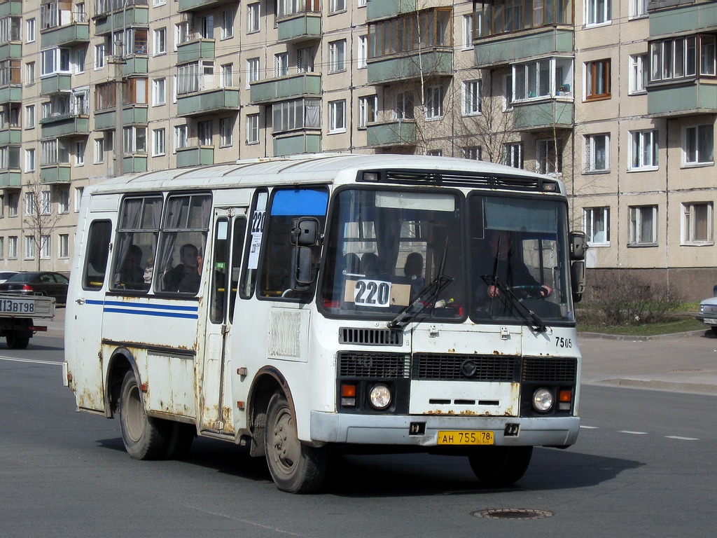 Санкт-Петербург, ПАЗ-32053 № 7505