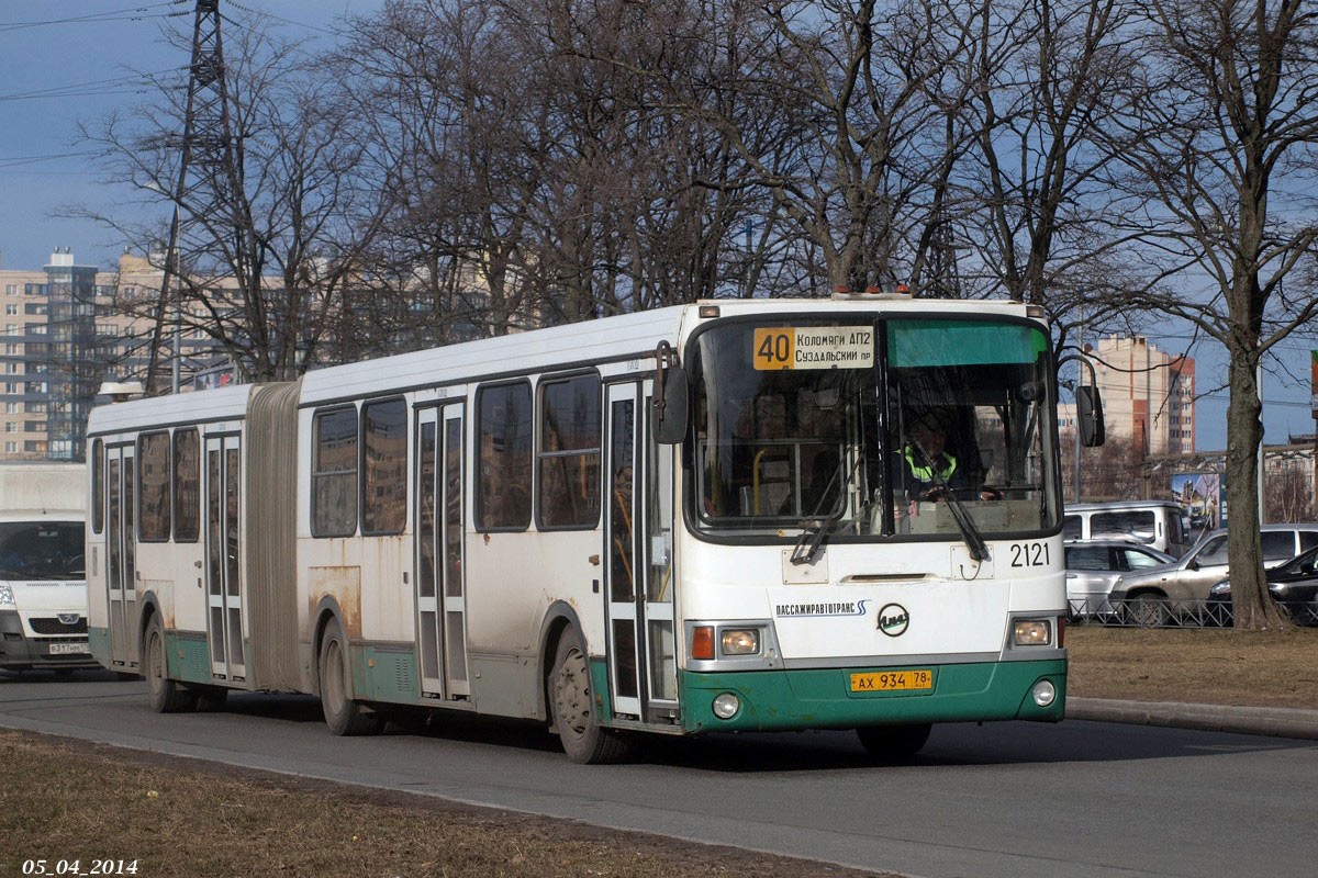 Санкт-Петербург, ЛиАЗ-6212.00 № 2121