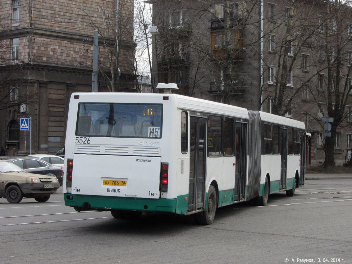 Санкт-Петербург, ЛиАЗ-6212.01 № 5526