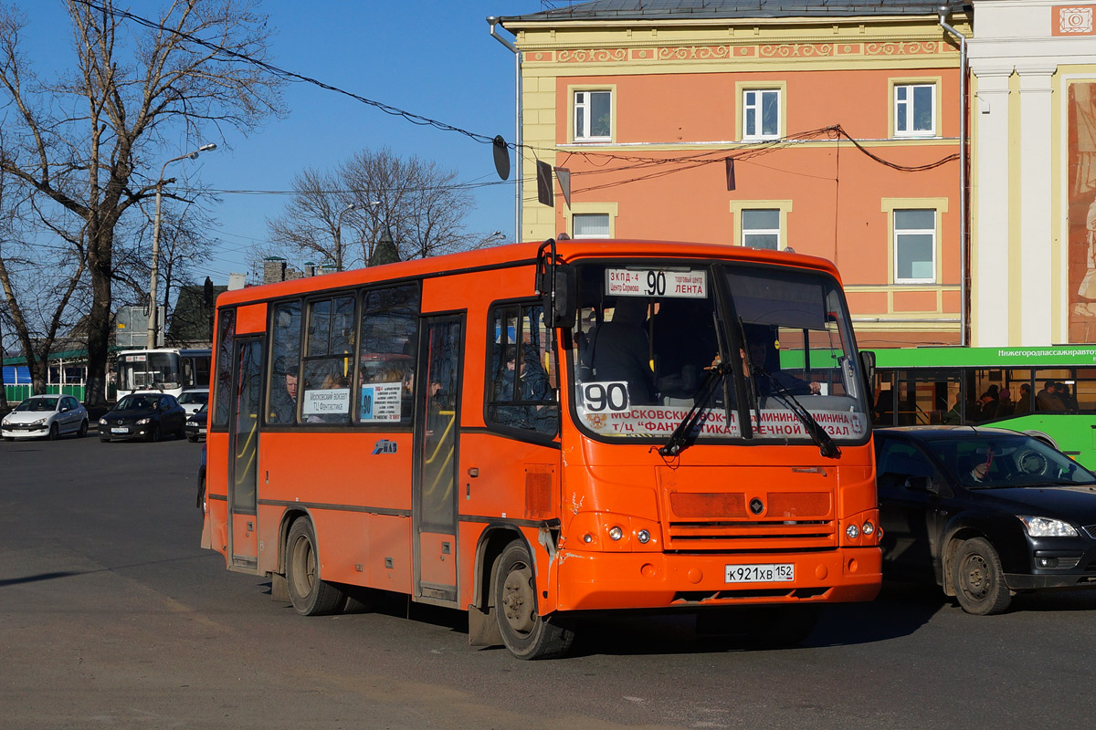 Нижегородская область, ПАЗ-320402-05 № К 921 ХВ 152