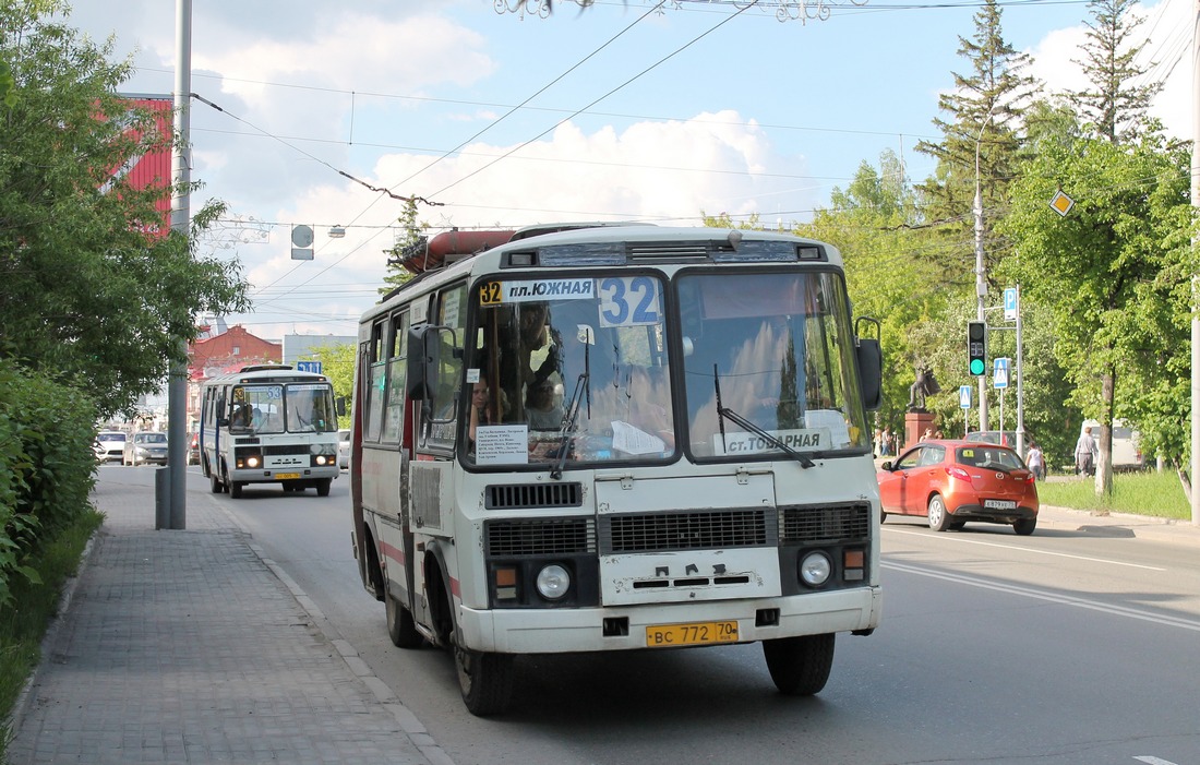 Томская область, ПАЗ-32051-110 № ВС 772 70