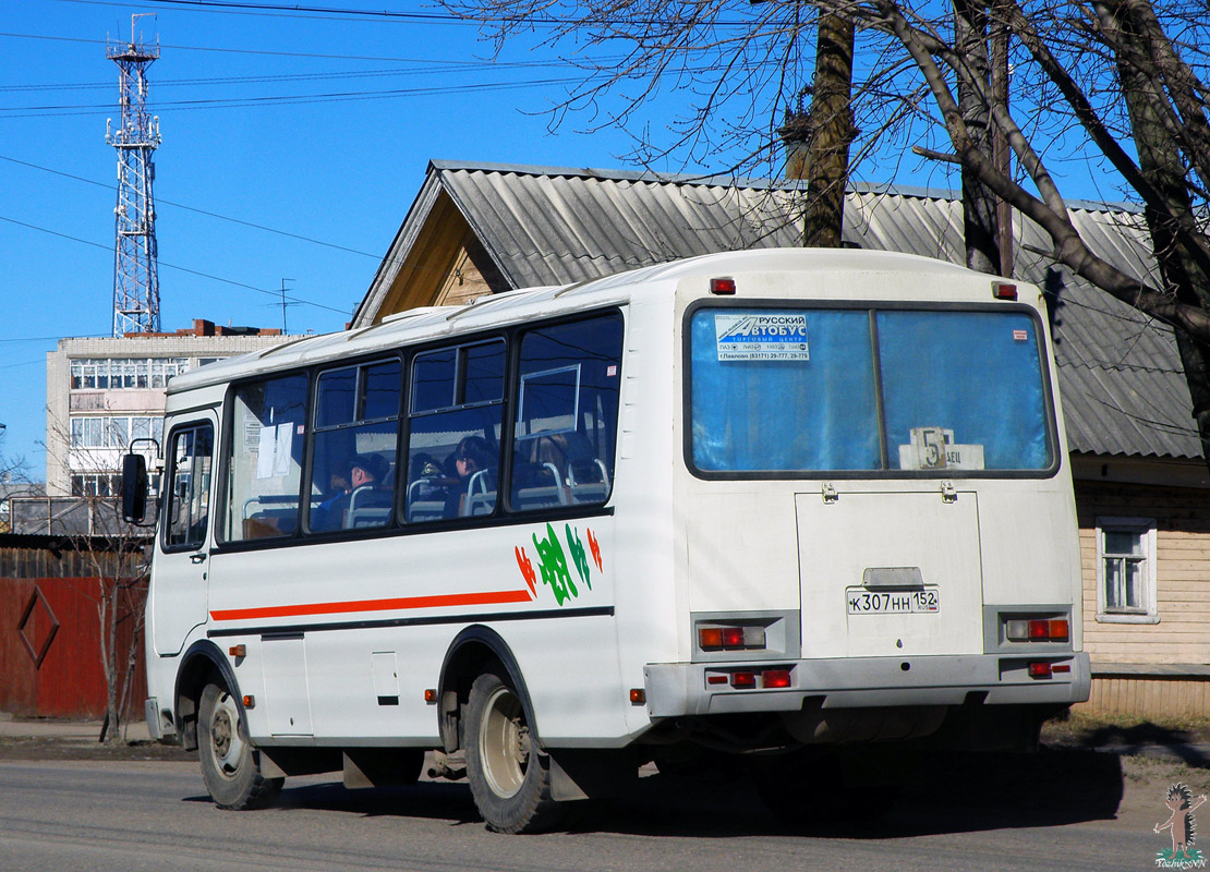 Нижегородская область, ПАЗ-32054 № К 307 НН 152