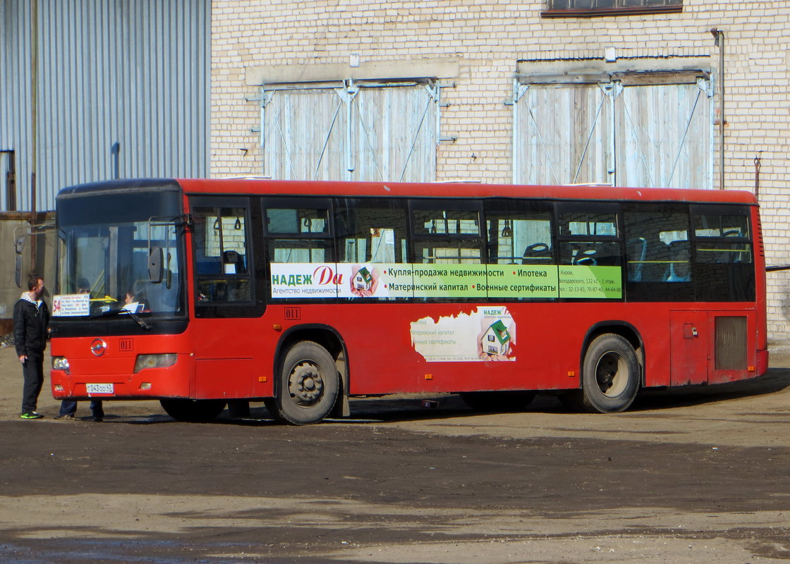 Кировская область, Higer KLQ6118GS № Т 043 ОО 43 — Фото — Автобусный  транспорт