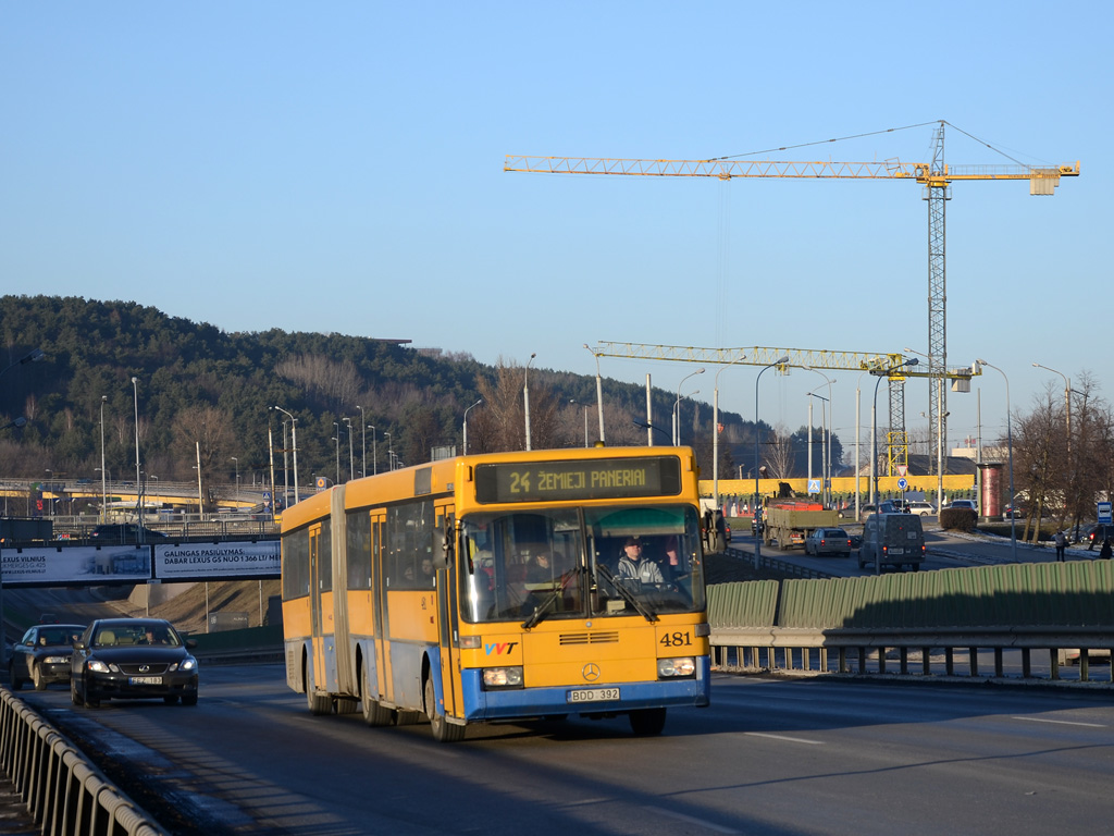 Литва, Mercedes-Benz O405G № 481