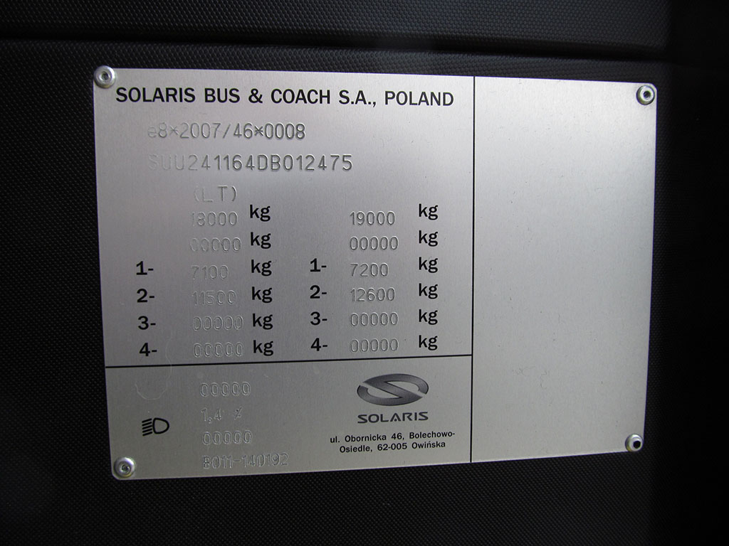 Литва, Solaris Urbino III 12 CNG № 954