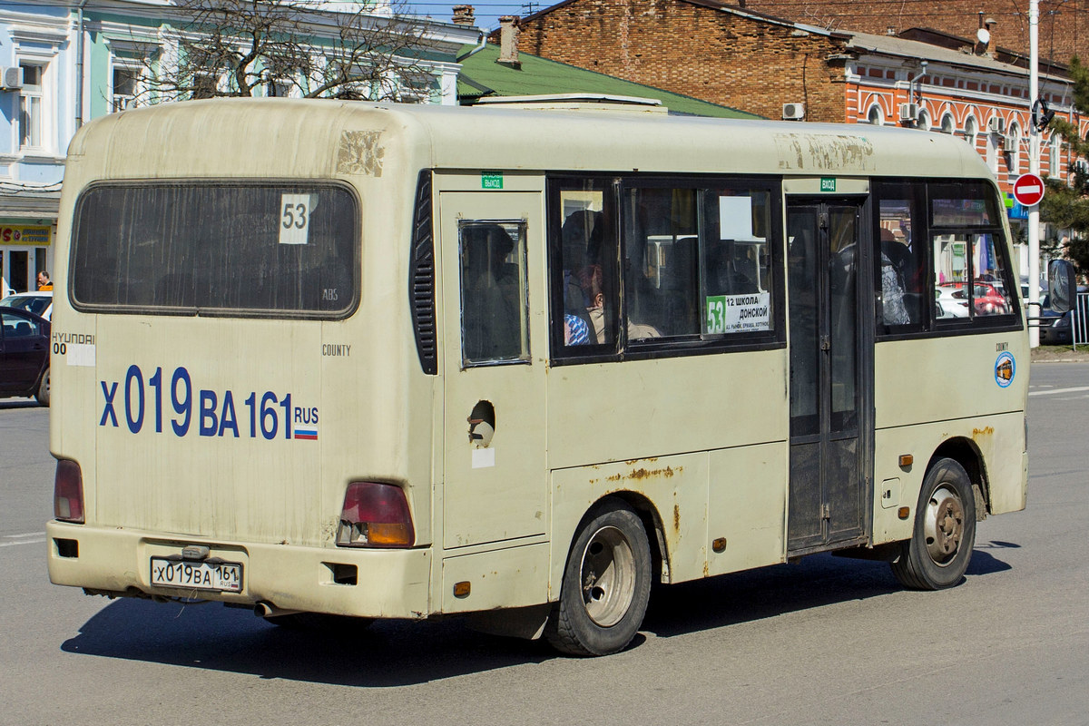 Rostower Gebiet, Hyundai County SWB C08 (RZGA) Nr. Х 019 ВА 161