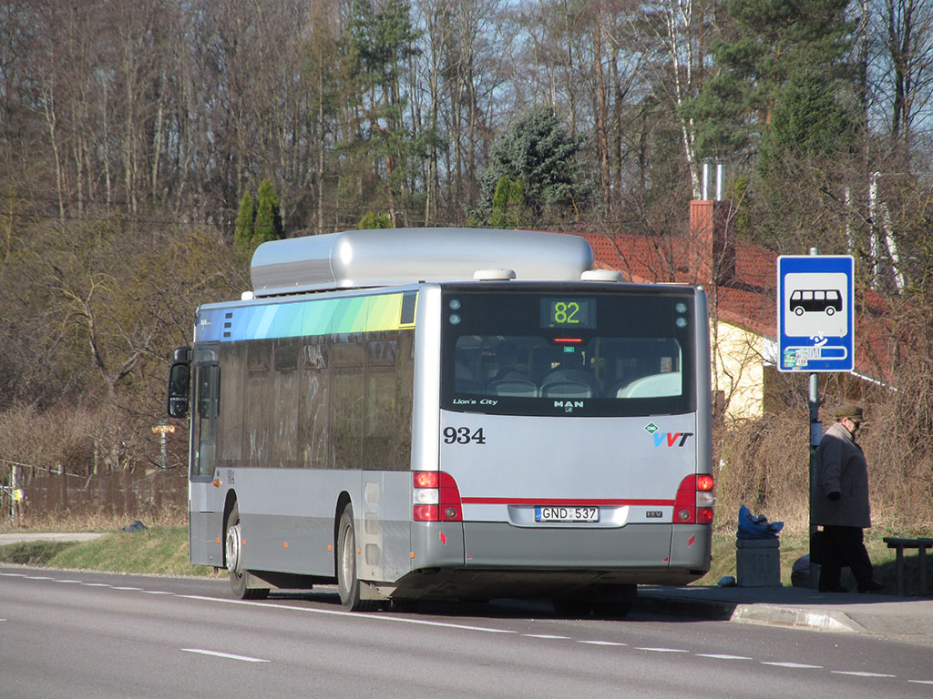 Литва, MAN A21 Lion's City NL273 CNG № 934