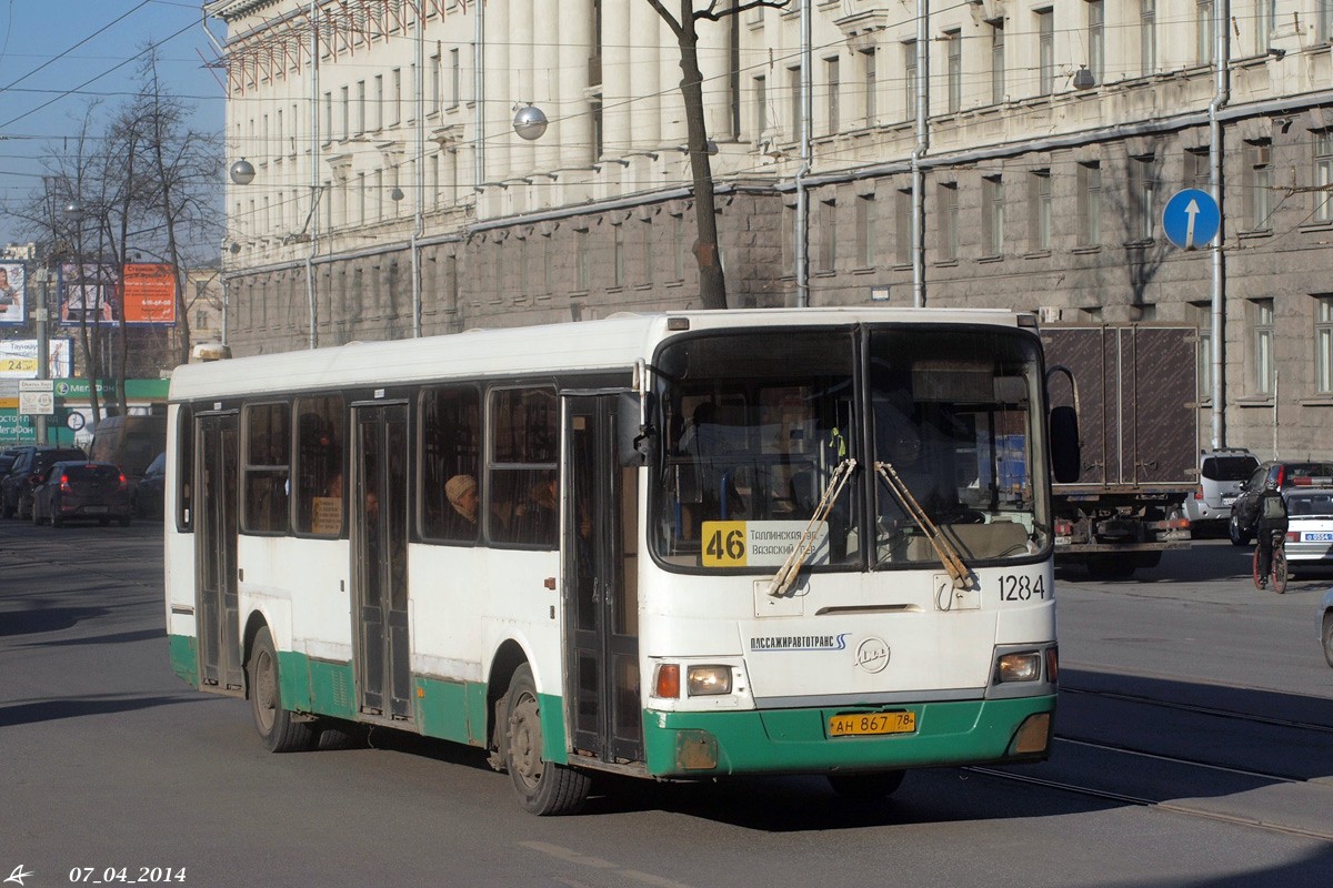 Санкт-Петербург, ЛиАЗ-5256.25 № 1284