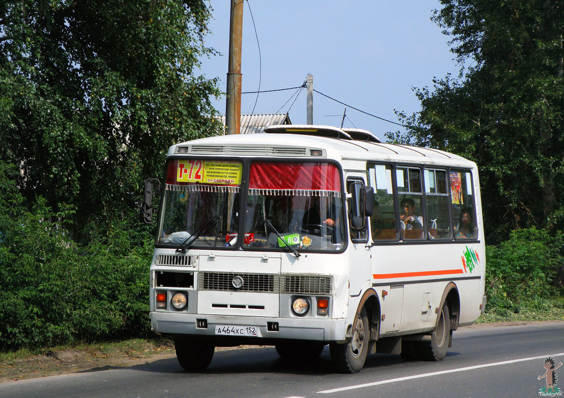 Нижегородская область, ПАЗ-32054 № А 464 ХС 152