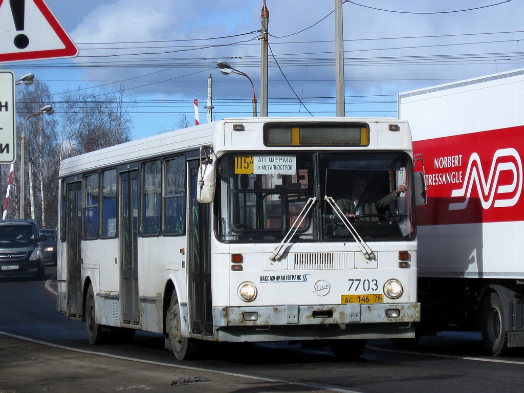 Санкт-Петербург, ЛиАЗ-5256.25 № 7703