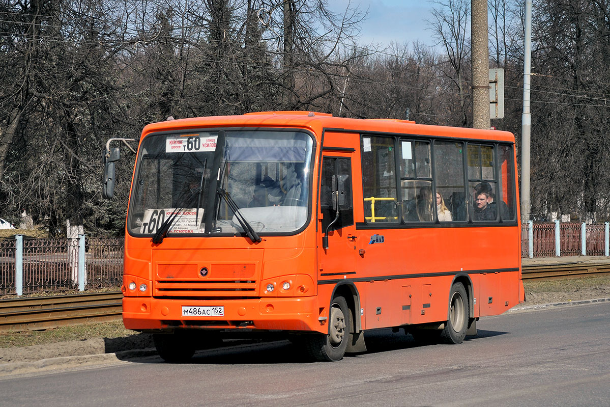 Нижегородская область, ПАЗ-320402-05 № М 486 АС 152