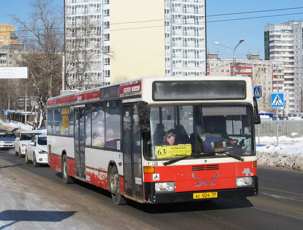 Пермский край, Mercedes-Benz O405N2 № АС 024 59