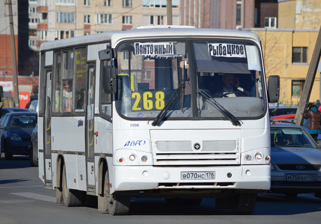 Санкт-Петербург, ПАЗ-320402-05 № 8996