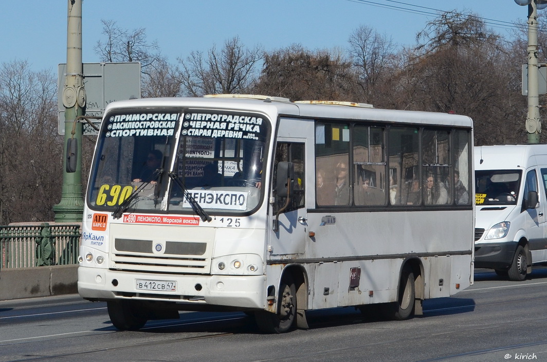 Санкт-Петербург, ПАЗ-320402-03 № 125