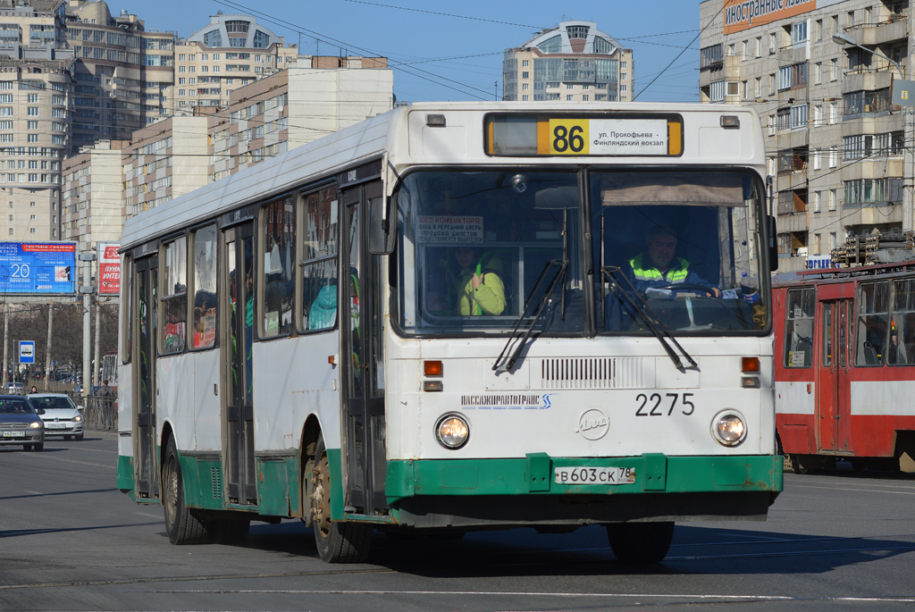 Санкт-Петербург, ЛиАЗ-5256.25 № 2275