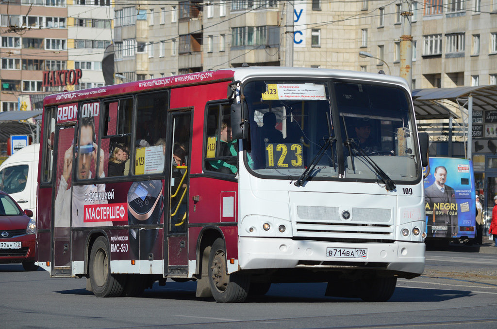 Санкт-Петербург, ПАЗ-320402-03 № 109