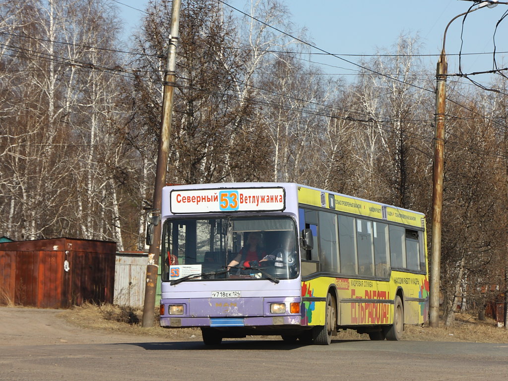 Красноярский край, MAN A10 NL202 № У 718 ЕК 124