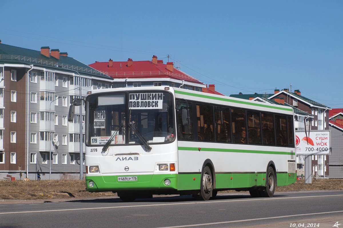 Санкт-Петербург, ЛиАЗ-5293.60 № 3776