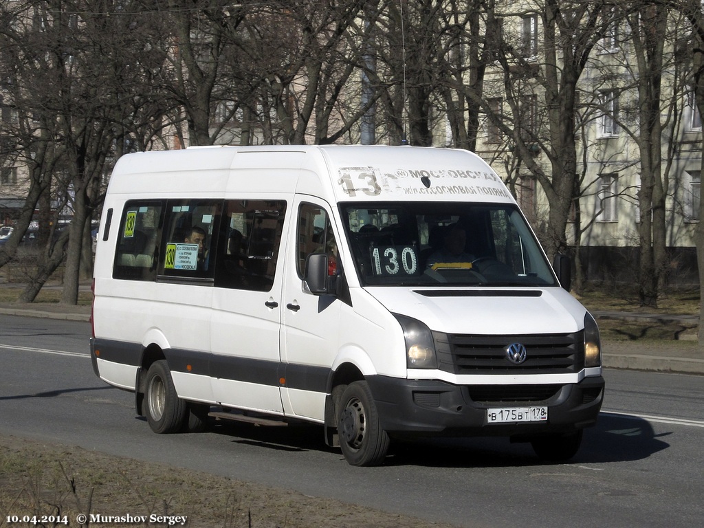 Санкт-Петербург, БТД-2219 (Volkswagen Crafter) № В 175 ВТ 178