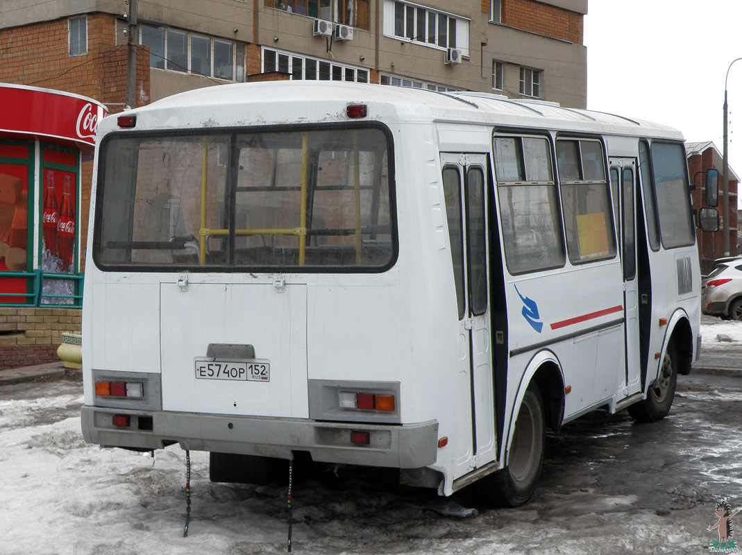 Нижегородская область, ПАЗ-32054 № Е 574 ОР 152