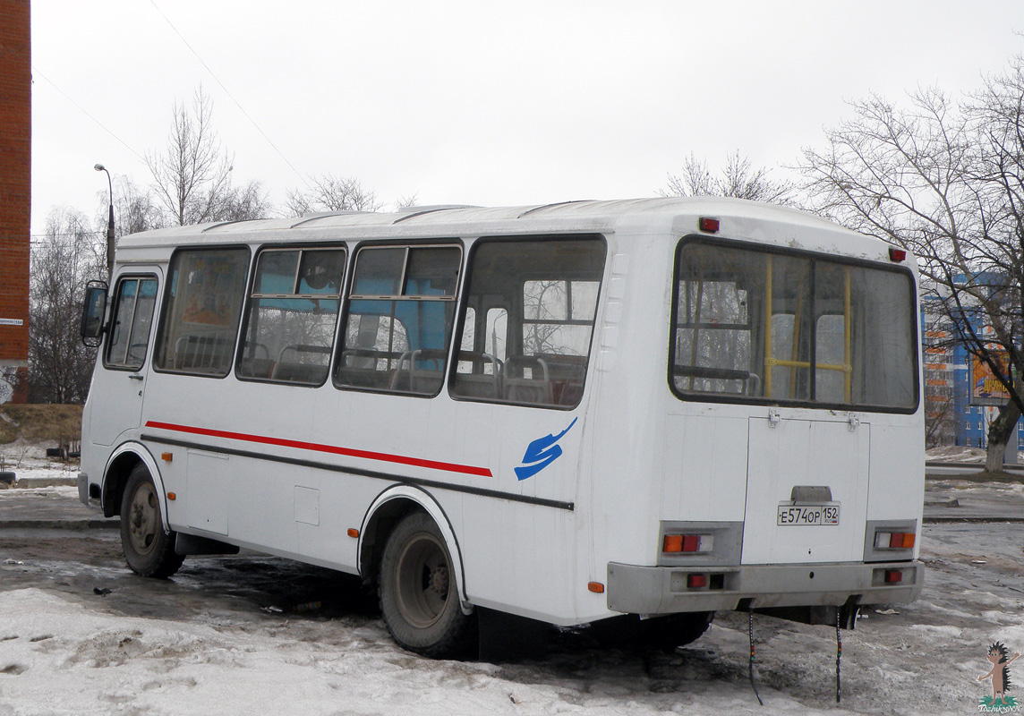 Нижегородская область, ПАЗ-32054 № Е 574 ОР 152