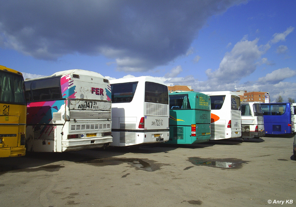 Чувашия, Neoplan N116 Cityliner № АМ 747 21; Чувашия, Mercedes-Benz O403SHD № АМ 722 21; Чувашия, Neoplan N116 Cityliner № АВ 825 21; Чувашия — Разные фотографии