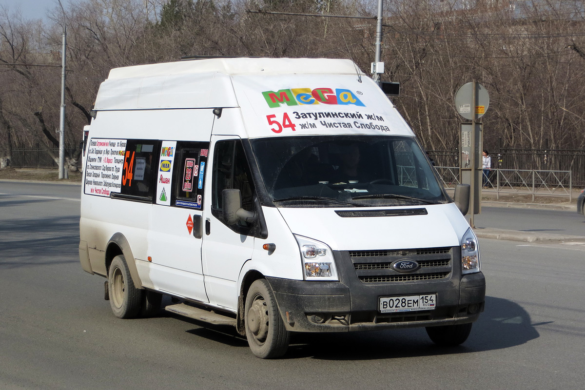 Новосибирская область, Нижегородец-222709  (Ford Transit) № В 028 ЕМ 154