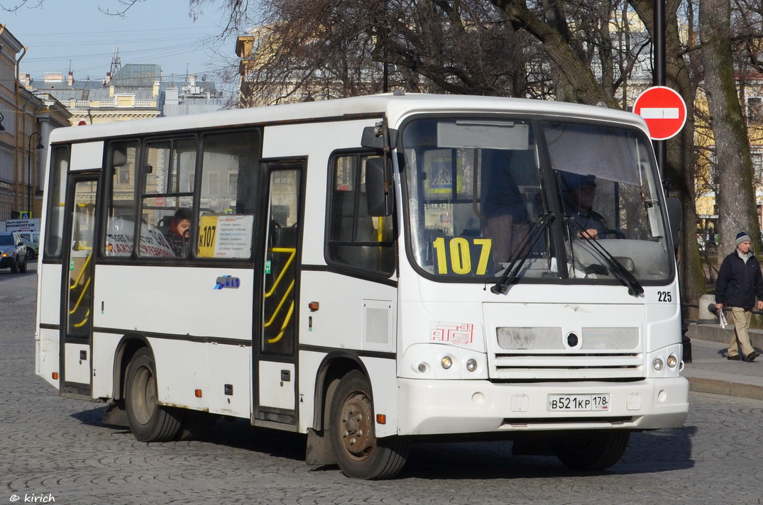 Санкт-Петербург, ПАЗ-320402-05 № 225